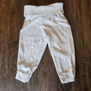 Carter's Little Plant Blue & White Jogger Sweatpants Relaxed Fit Organic Cotton